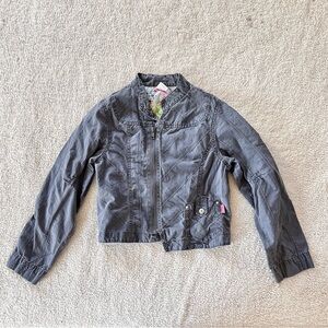 Stylish Cake Walk Blue-Gray Kids Jacket